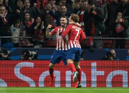 Atletico de Madrid s Koke (L) jubilates a goal with Antointe Griezmann during a UEFA Champions League group A match between Atletico de Madrid and AS Monaco at Wanda Metropolitano stadium in Madrid, Spain, 28 November 2018. Atletico de Madrid vs. AS Monaco !ACHTUNG: NUR REDAKTIONELLE NUTZUNG!  Copyright: xRodrigoxJimenezx GRAF8093 20181128-636790295255443292