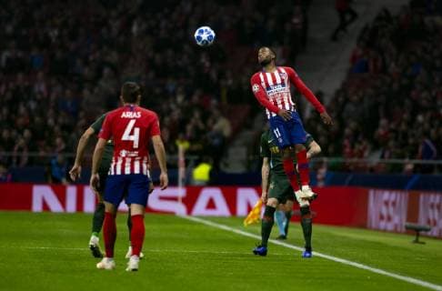 Thomas Lemar of Atletico de Madrid during the UEFA Champions League 2018 19 match between Atletico de Madrid and Monaco, at Wanda Metropolitano Stadium in Madrid on November 28, 2018. (Photo by Guille Martinez Cordon Press) Cordon Press  xGuillermoxMartinezx xUEFAxChampionsxLeaguex2018 19:xAtleticoxdexMadridxvsxMonacox