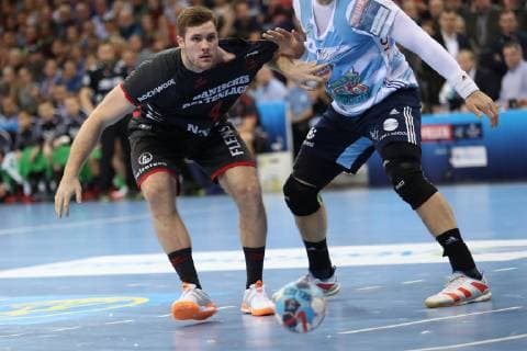 SG Flensburg Handewitt vs MOL Pick Szeged Handball EHF Champions League Group stage 28 11 18 Johannes Golla SG Flensburg Handewitt 04 xmmkx