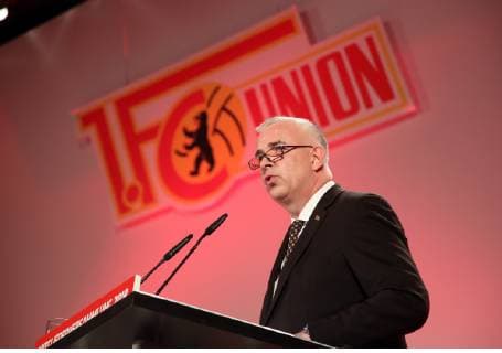 General Meeting President Dirk Zingler Sport Soccer Soccer Second 2 Bundesliga Men DFL Season 2018 2019 28 11 2018 1 FC Union Berlin FCU
