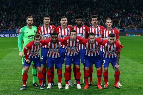 Atletico de Madrid s players pose before a UEFA Champions League group A match between Atletico de Madrid and AS Monaco at Wanda Metropolitano stadium in Madrid, Spain, 28 November 2018. Atletico de Madrid vs. AS Monaco !ACHTUNG: NUR REDAKTIONELLE NUTZUNG!  Copyright: xRodrigoxJimenezx GRAF8146 20181128-636790332249220175