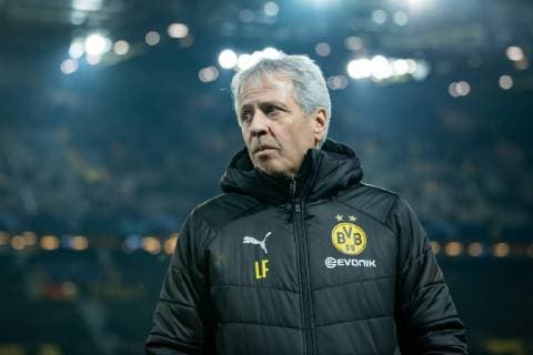 28 11 2018 xkvx Football UEFA Champions League Borussia Dortmund Club Bruegge emspor v l Coach Lucien Favre BVB Borussia Dortmund DFL DFB REGULATIONS PROHIBIT ANY USE OF PHOTOGRAPHS as IMAGE SEQUENCES and or QUASI VIDEO Dortmund