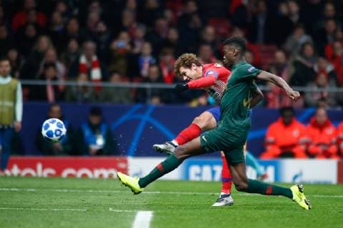 November 28, 2018 - Madrid, MADRID, SPAIN - Griezmann of Atletico de Madrid during the UEFA Champions League football match between Atletico de Madrid and AS Monaco FC on November 28th, 2018 at Wanda Motropolitano stadium in Madrid, Spain. Soccer: Champions League - Atletico de Madrid v AS Monaco - ZUMAa181 20181128_zaa_a181_120 Copyright: xAFP7x