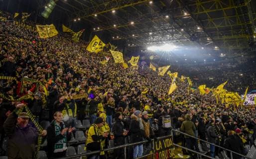 Dortmund Germany 28 11 2018 UEFA Champions League 2018 19 Season Back Round Group Phase Group A 5 Matchday BV Borussia Dortmund vs. FC Bruegge BVB fans DeFodi520