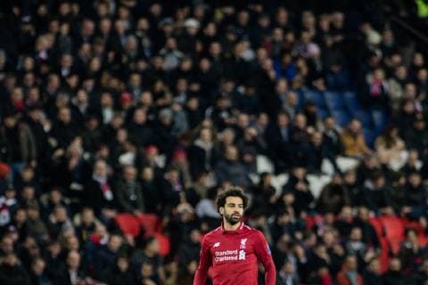 Mohamed Salah (LIV) during 5th Day of UEFA Champions League match between Paris Saint Germain and Liverpool FC at the Parc des Princes, in Paris, France, November 28th, 2018.  Copyright: xAurelienxMorissardx