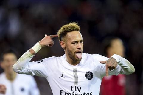 joie de NEYMAR JR (PSG) apres son but FOOTBALL : PSG vs FC Liverpool - Ligue des Champions UEFA - Paris - 28 11 2018 JBAutissier Panoramic 