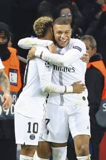 Joie Neymar ( PSG ) FOOTBALL : PSG vs Liverpool - Ligue des Champions - 28 11 2018 GwendolineLeGoff Panoramic 
