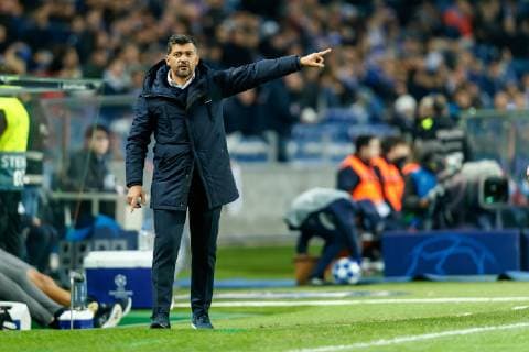 Portugal Porto 28 11 2018 UEFA Champions League 2018 19 Season Preliminary Group Phase Group D 5 Matchday FC Porto FC Schalke 04 Coach Sergio Conceicao FCP gesticulated gesticulation DeFodi048