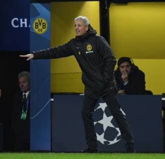 CL Borussia Dortmund Club Brügge 28 11 2018 Coach Lucien Favre BVB DFL REGULATIONS PROHIBIT ANY USE OF PHOTOGRAPHS AS IMAGE SEQUENCES AND OR QUASI VIDEO HM