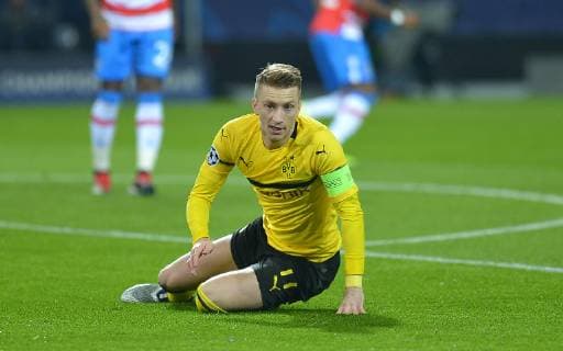 Dortmund Germany 28 11 2018 UEFA Champions League 2018 19 Season Back Round Group Phase Group A 5 Matchday BV Borussia Dortmund Club Bruegge Marco Reus BVB watching DeFodi521