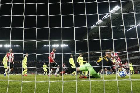 EINDHOVEN, Philips Stadium, PSV - Barcelona , football, Champions League, season 2018-2019 , 28-11-2018, Barcelona player Marc Andre ter Stegen. PSV - Barcelona  x2652538x
