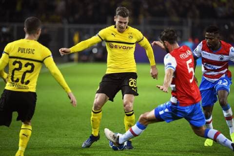 DORTMUND, GERMANY - NOVEMBER 28 : Lukasz Piszczek defender of Borussia Dortmund during the UEFA Champions League group A match between Borussia Dortmund and Club Brugge KV on November 28, 2018 in Dortmund, Germany, 28 11 2018 FOOTBALL : Ligue des champions - Group A - Borussia Dortmund v Club Brugge - 28 11 2018 PHOTONEWS PANORAMIC  ?