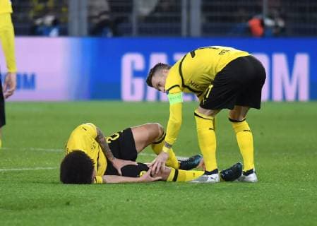 28 11 2018 Football UEFA Champions League Season 2018 2019 Preliminary Round 5 Matchday Borussia Dortmund Club Bruegge v re Marco Reus Borussia Dortmund Axel Witsel Borussia Dortmund Team2