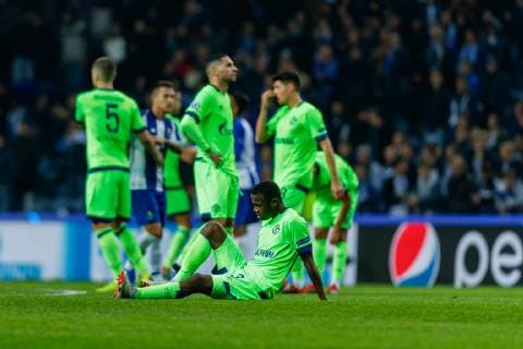 Portugal Porto 28 11 2018 UEFA Champions League 2018 19 Season Preliminary Group Phase Group D 5 Matchday FC Porto FC Schalke 04 Omar Mascarell S04 Hamza Mendyl S04 disappoints DeFodi048
