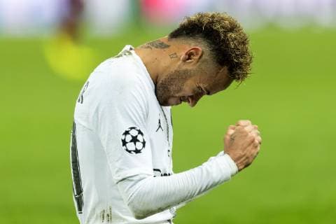 Neymar da Silva Santos Junior of Paris Saint-Germain celebrate the victory during the UEFA Champions League group C match between Paris St Germain and Liverpool FC at the Parc des Princes on November 28, 2018 in Paris, France UEFA Champions League 2018 2019 xVIxVIxImagesx xGerritxvanxKeulenxIVx 12921107