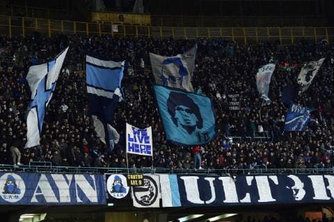 As Napoli 28 11 2018 - Champions League Napoli-Stella Rossa foto Antonello Sammarco Image nella foto: tifosi Napoli 