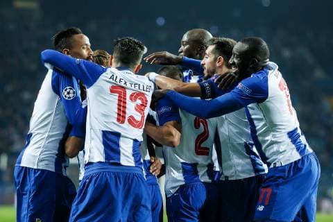 Portugal Porto 28 11 2018 UEFA Champions League 2018 19 Season Preliminary Group Phase Group D 5 Matchday FC Porto FC Schalke 04 cheering goal cheering for Jesus Corona FCP after the goal to 3 1 DeFodi048