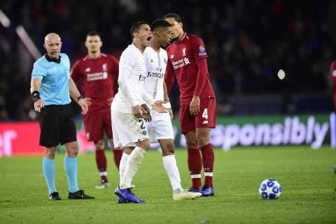 SILVA Thiago (PSG) FOOTBALL : PSG vs FC Liverpool - Ligue des Champions UEFA - Paris - 28 11 2018 JBAutissier Panoramic 