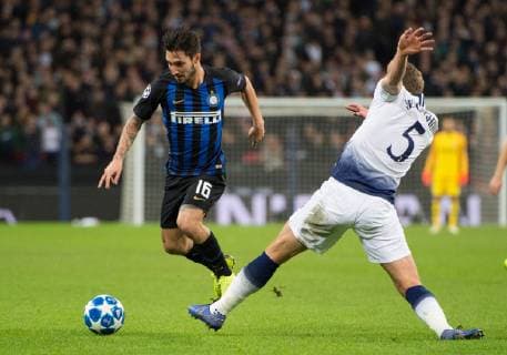Inter s Matteo Politano during the UEFA Champions League match between Tottenham Hotspur and Internazionale at Wembley Stadium, London, England on 28 November 2018. Copyright: xPRiMExMediaxImagesx PMI-2439-0017