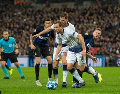 Tottenham s Harry Kane during the UEFA Champions League match between Tottenham Hotspur and Internazionale at Wembley Stadium, London, England on 28 November 2018. Copyright: xPRiMExMediaxImagesx PMI-2439-0024