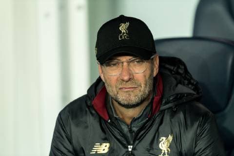 coach Jürgen Klopp of Liverpool FC during the UEFA Champions League group C match between Paris St Germain and Liverpool FC at the Parc des Princes on November 28, 2018 in Paris, France UEFA Champions League 2018 2019 xVIxVIxImagesx xGerritxvanxKeulenxIVx 12921675