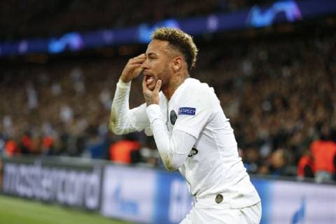 Neymar ( PSG ) FOOTBALL : PSG vs Liverpool - Ligue des Champions - 28 11 2018 GwendolineLeGoff Panoramic 