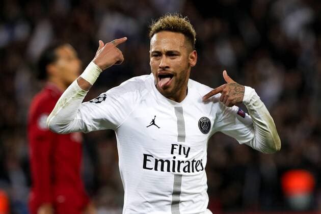 Sport Bilder des Tages 28th November 2018, Parc des Princes, Paris, France; UEFA Champions League football, Paris St-Germain versus Liverpool; Neymar Jr of Paris Saint Germain celebrates scoring his goal for 2-0 for PSG  ActionPlus12083853 PedroxSalado