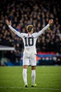 Neymar JR (PSG) gesture during 5th Day of UEFA Champions League match between Paris Saint Germain and Liverpool FC at the Parc des Princes, in Paris, France, November 28th, 2018.  Copyright: xAurelienxMorissardx