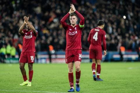 Jordan Henderson (LIV) during 5th Day of UEFA Champions League match between Paris Saint Germain and Liverpool FC at the Parc des Princes, in Paris, France, November 28th, 2018.  Copyright: xAurelienxMorissardx