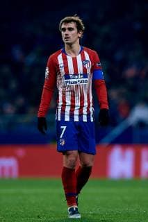 MADRID, SPAIN - NOVEMBER 28: Antoine Griezmann of Atletico de Madrid looks on during the Group A match of the UEFA Champions League between Club Atletico de Madrid and AS Monaco at Estadio Wanda Metropolitano on November 28, 2018 in Madrid, Spain. (Photo by David Aliaga) SPO, SOC, FOC  Copyright: xDavidxAliaga