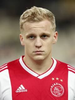 Donny van de Beek of Ajax during the UEFA Champions League group E match between AEK FC and Ajax Amsterdam at the OAKA Spyros Louis on November 27, 2018 in Athens, Greece UEFA Champions League 2018 2019 xVIxVIxImagesx xMauricexvanxSteenxIVx 12924984