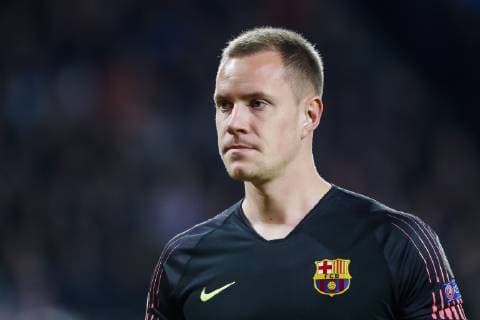 EINDHOVEN, PSV - Barcelona 1-2, football, Champions League, season 2018-2019, 28-11-2018, Philips Stadium, Barcelona player Marc Andre ter Stegen PSV - Barcelona  x2653660x