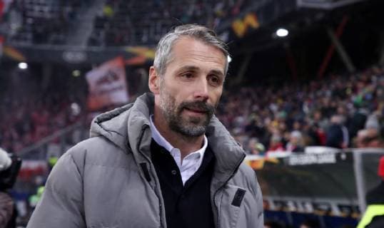 Salzburg RB Leipzig Football Europa League Salzburg 29 11 2018 Red Bull Arena Football UEFA Europa League Group B 5 Matchday FC Salzburg vs. RB Leipzig In the picture Coach Marco Rose FC Salzburg According to UEFA specifications, it is forbidden to use or have used photographs taken in the stadium and or from the match in the form of sequence pictures and or video-like photo sequences