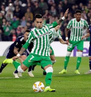Real Betis Sergio Leon during a UEFA Europa League group F soccer match between Real Betis and Olympiacos at the Benito Villamarin stadium in Seville, southern Spain, 29 November 2018. Real Betis vs Olympiacos !ACHTUNG: NUR REDAKTIONELLE NUTZUNG!  Copyright: xJULIOxMUNOZx GRAF8817 20181129-636791206724883886