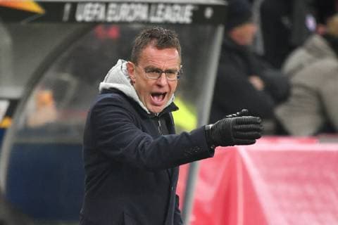 Ralf RANGNICK coach L gestures gives instructions single image cut single motif half figure half figure football Europa League group phase group B 5 matchday FC Salzburg SL RB Leipzig L 1 0 on 29 11 2018 stadium Salzburg
