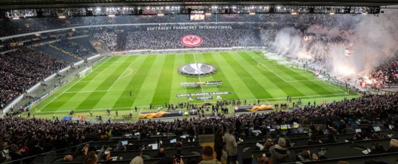 29 11 2018 xmhx Football UEFA Europa League Eintracht Frankfurt Olympique Marseille emspor v l Choreographie Eintracht Fans Eintracht Frankfurt International DFL DFB REGULATIONS PROHIBIT ANY USE OF PHOTOGRAPHS as IMAGE SEQUENCES and or QUASI VIDEO Frankfurt am Main