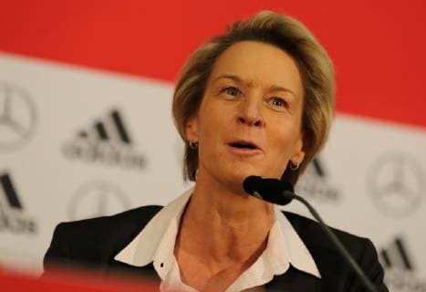 30 11 2018 xcex GER Frankfurt am Main DFB Womens Football National Team Press Conference Presentation of the new national coach of womens football National Team Martina Voss Tecklenburg Picture shows national coach Martina Voss Tecklenburg