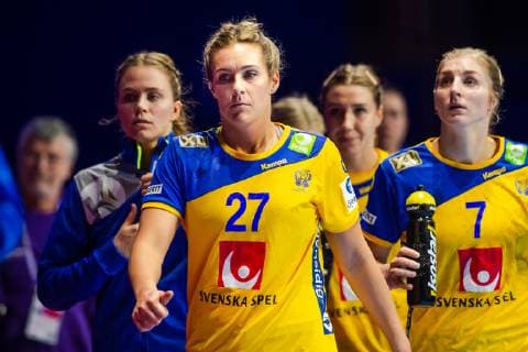 Handball, EM, Damen, Dänemark - Schweden 181130 Sabina Jacobsen of Sweden during the EHF European WomenÕs Handball Championship match between Denmark and Sweden on November 30, 2018 in Nantes. Photo: Ludvig Thunman BILDBYRN kod LT 35557  Copyright: LUDVIGxTHUNMAN BB181130LT136