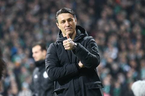 01 12 2018 xmhx Football 1 Bundesliga SV Werder Bremen FC Bayern Muenchen emspor v l Niko Kovac Coach FC Bayern Muenchen Thumbs up Cheers Joy DFL DFB REGULATIONS PROHIBIT ANY USE OF PHOTOGRAPHS as IMAGE SEQUENCES and or QUASI VIDEO Bremen