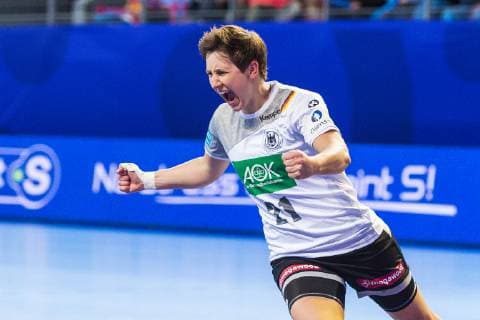 Brest France 01 December 2018 EHF EM 2018 Women Norway vs. Germany Ina Grossmann Germany Thuringer HC Brest Arena Brest France