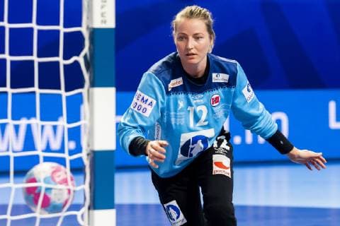Handball, EM, Damen, Norwegen - Deutschland 181201 Goalkeeper Silje Solberg of Norway during the EHF European Women?s Handball Championship match between Norway and Germany on December 1, 2018 in Brest. Photo: Fredrik Varfjell BILDBYRAN kod FV 150167  Copyright: FREDRIKxVARFJELL BB181201FV051