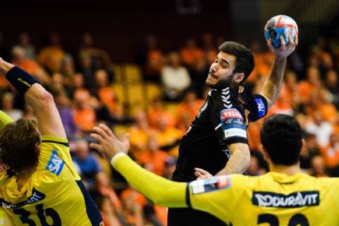 Handball, CL, IFK Kristianstad - Rhein-Neckar Löwen 181201 Kristianstads Marc Canellas under handbollsmatchen i Champions League mellan IFK Kristianstad och Rhein Neckar Löwen den 1 december 2018 i Kristianstad.  Copyright: AvdoxBilkanovic BB181201AB047