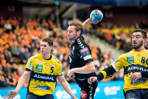 Handball, CL, IFK Kristianstad - Rhein-Neckar Löwen 181201 Kristianstads Viktor Hallen under handbollsmatchen i Champions League mellan IFK Kristianstad och Rhein Neckar Löwen den 1 december 2018 i Kristianstad.  Copyright: AvdoxBilkanovic BB181201AB060
