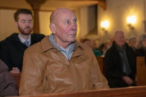 01 12 2018 Horst Eckel at a concert of the Mainz court singers in the village church of Vogelsberg Bruchmühlbach Vogelbach for the benefit of the Horst Eckel Foundation Horst Eckel attends a concert of the Mainz court singers