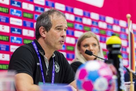 Brest France 01 December 2018 EHF EM 2018 Women Norway vs Germany Coach Henk Groener Germany Brest Arena Brest France
