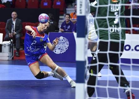 Kuznetsova Polina HANDBALL : Championnat d Europe Feminin 2018 - Nancy 02 12 2018 - Russie vs Montenegro - 1er Tour MAO Panoramic 