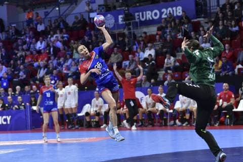 Managarova Julia HANDBALL : Championnat d Europe Feminin 2018 - Nancy 02 12 2018 - Russie vs Montenegro - 1er Tour MAO Panoramic 
