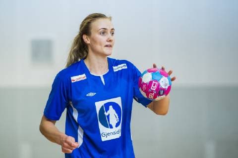 Handball, EM Damen, Norwegen Training 181203 Silje Waade of Norway during a training session on December 3, 2018 in Brest. Photo: Fredrik Varfjell BILDBYRAN kod FV 150170  Copyright: FREDRIKxVARFJELL BB181203FV007