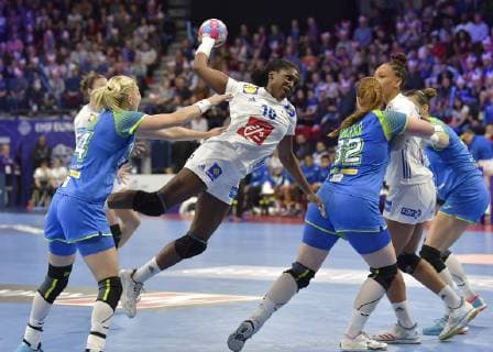 Zaadi Grace HANDBALL : Championnat d Europe Feminin 2018 - Nancy 02 12 2018 - France vs Slovenie - 1er Tour MAO Panoramic 