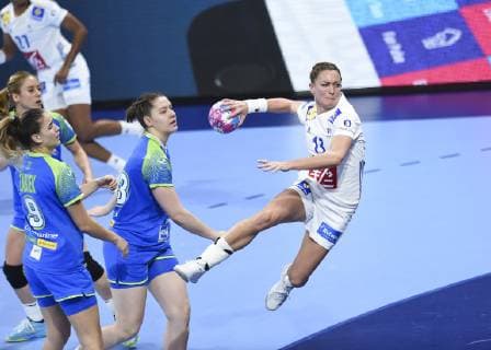 Houette Manon HANDBALL : Championnat d Europe Feminin 2018 - Nancy 02 12 2018 - France vs Slovenie - 1er Tour MAO Panoramic 